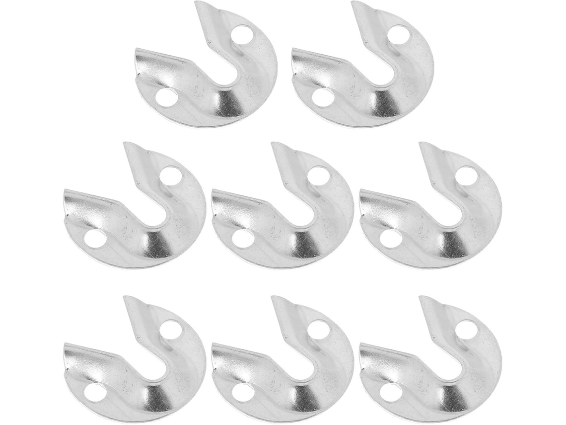 Ifundom Kit De Fixação Molduras Com Furo Fechadura, 8 Peças, Fixadores De Ferro Resistentes Para Montagem Na Parede