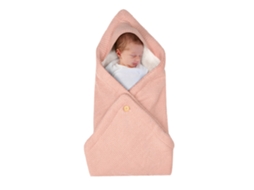 Saco Dormir Cueiro Bebé Manta Tricotada Essencial Inverno 80cm Rosa Panoona