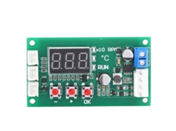 Laxiscreed Controlador De Velocidade E Temperatura Para Ventiladores Com Pwm De 4 Fios, Compatível Com Ebm Ec 5a Dc12-48v