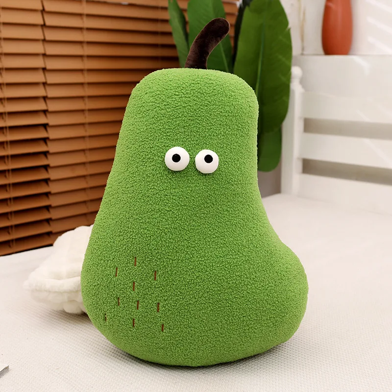 Almofada Decorativa em Formato de Pera para Adultos, Almofada para Sofá, Almofada Decorativa Confortável MDUG (verde 65cm)