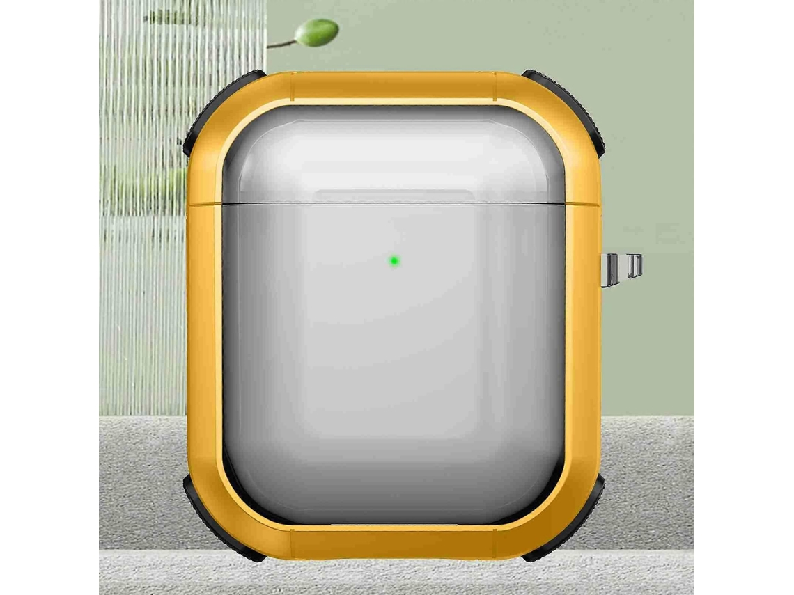 Capa Protetora Transparente Thunder Armor Para Fones De Ouvido Sem Fio Airpods 2/1