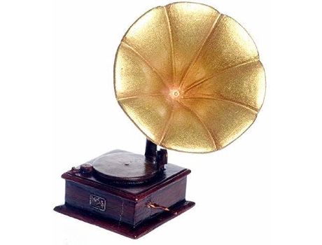 Acessório de Casa de Bonecas  Parlour Gramophone (Idade Mínima: 4 Anos - 5x2.5x2.2 cm)