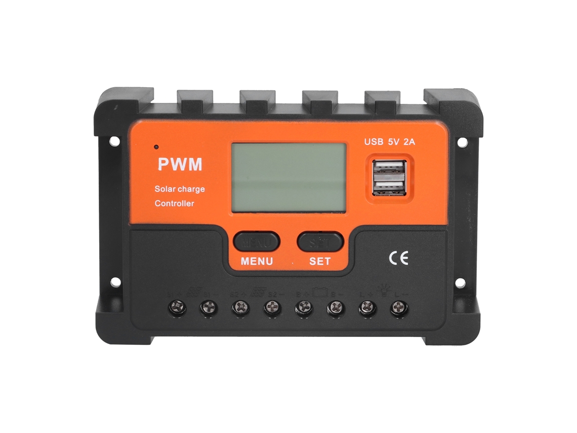 Controlador de Carga Solar Primerox 12v/24v 30a com Usb