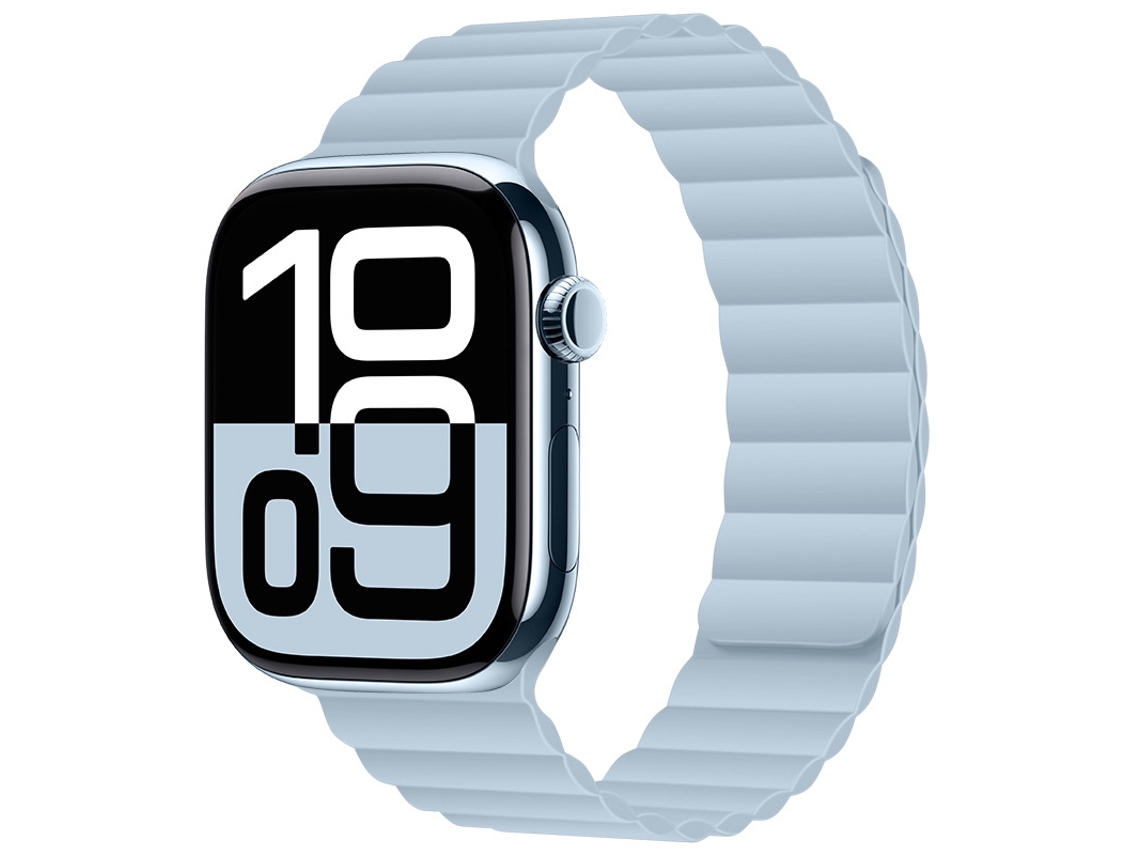 Bracelete Para Apple Watch 42/44/45/46/49mm Azul Claro Cuich