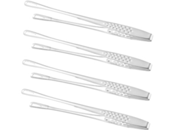 Pinças Para Churrasco Upkoch De 4 Peças Em Aço Inoxidável, Ideais Para Grelhar, Servir E Buffet Pequenas Multifuncionais