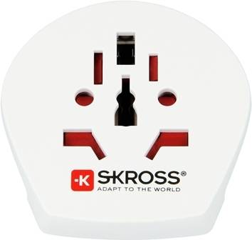 Adaptador de Viagem SKROSS Mundial-Europa Branco (3680 W)