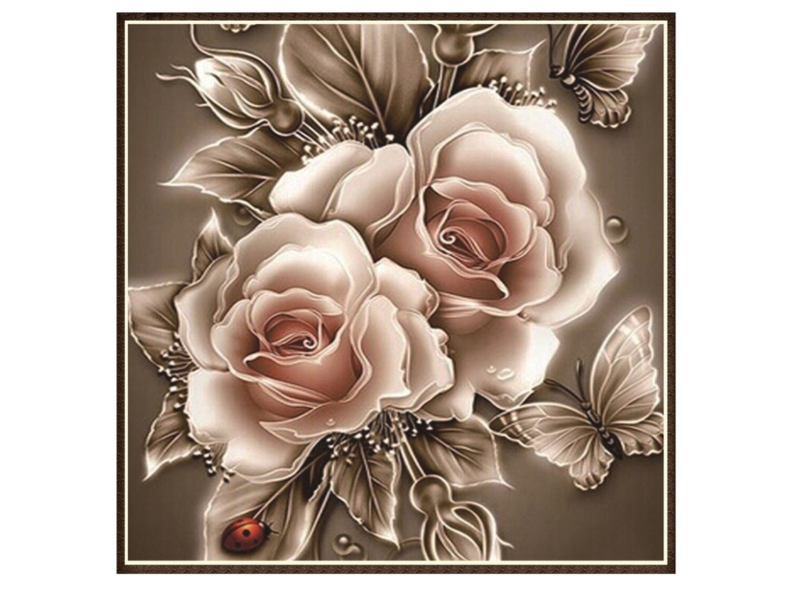 Laxiscreed Pintura De Diamante Rosa Para Decoração Diy Artesanato De Alta Qualidade