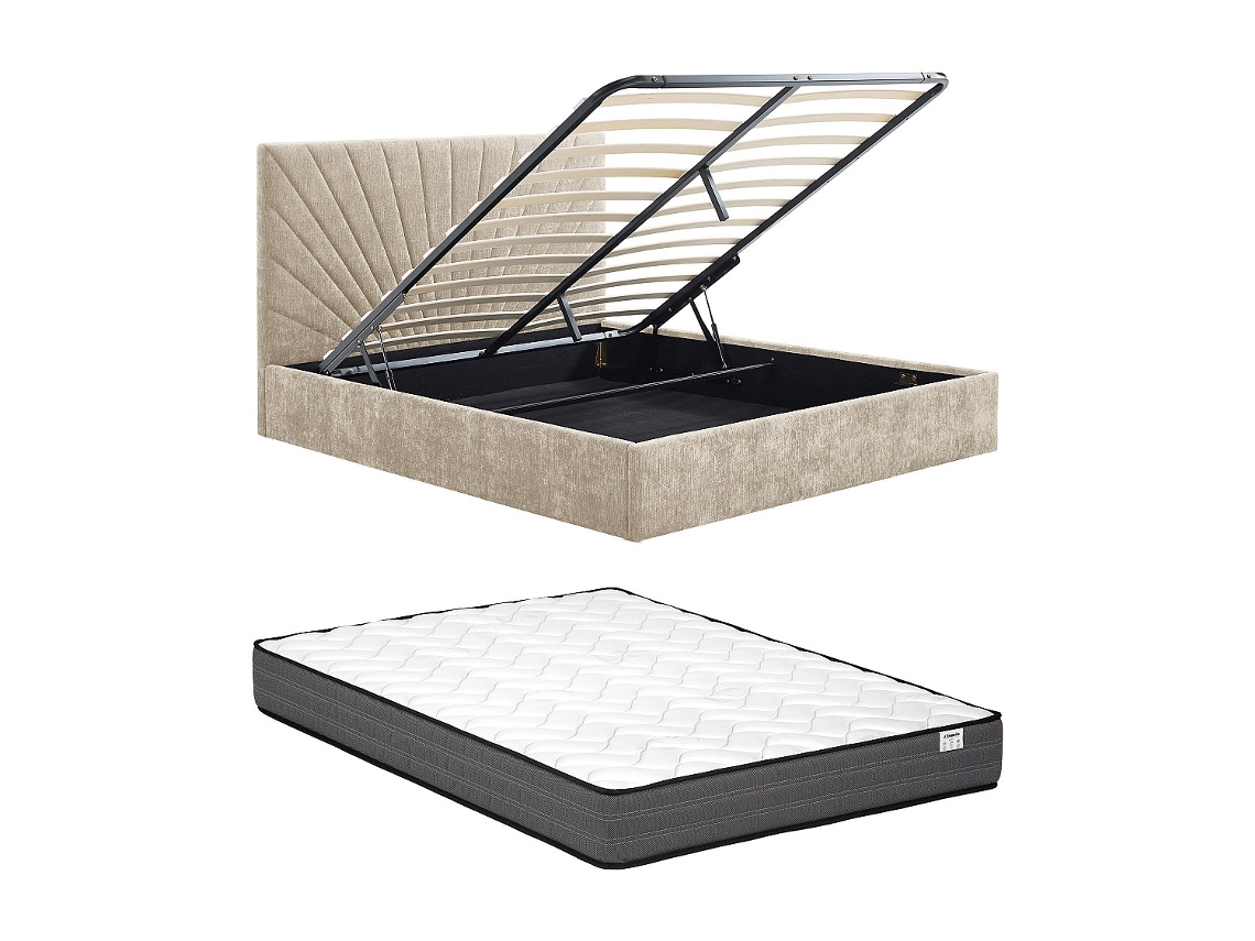 Cama Com Cofre Ribiola