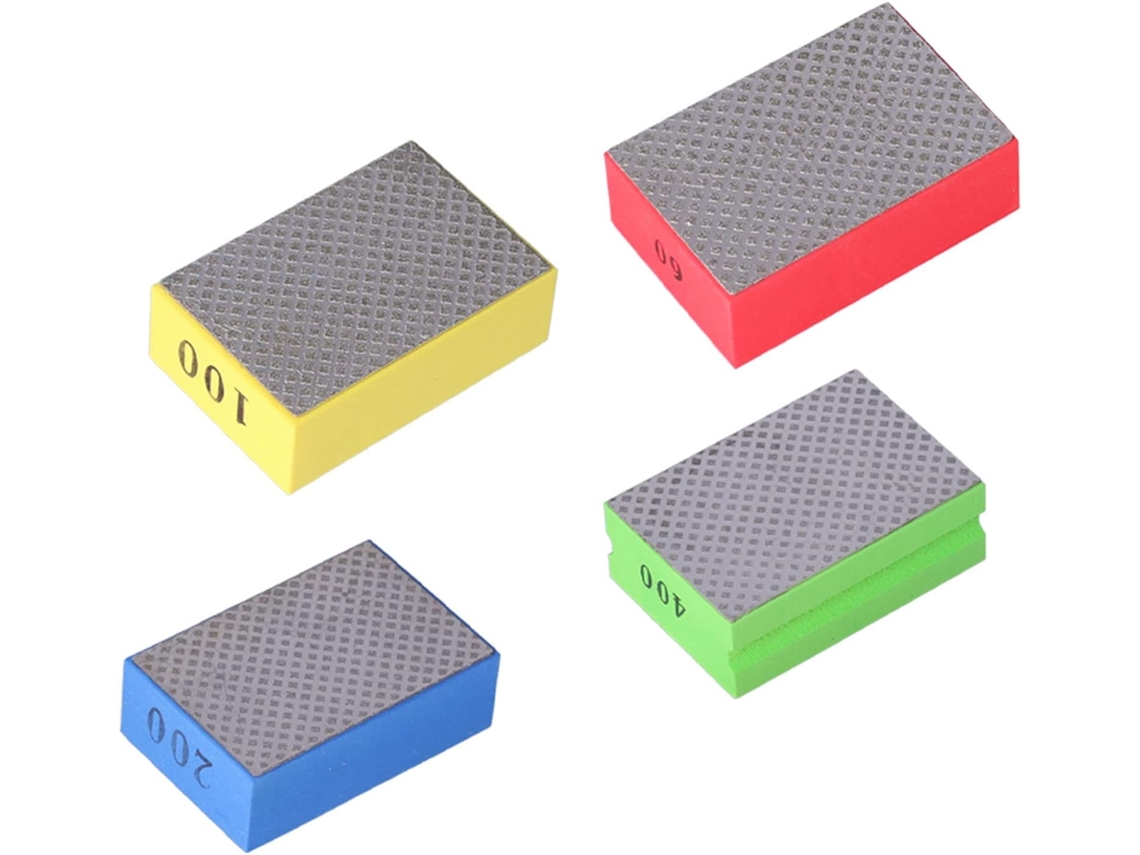 Conjunto De 4 Discos Polimento Diamantados Para Uso Manual, Ideais