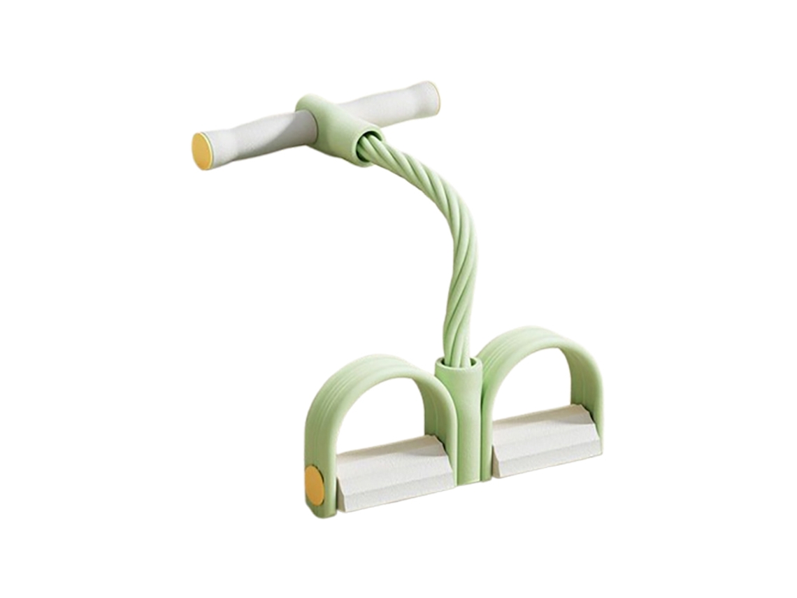 Faixa de Resistência com Pedal 6 Tubos Verde AQUAFORGE