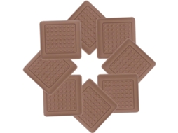 Uonlytech 8 Peças Protetores De Silicone Para Pés Mesa E Cadeira, Para Pisos De Madeira, Móveis E Em Geral