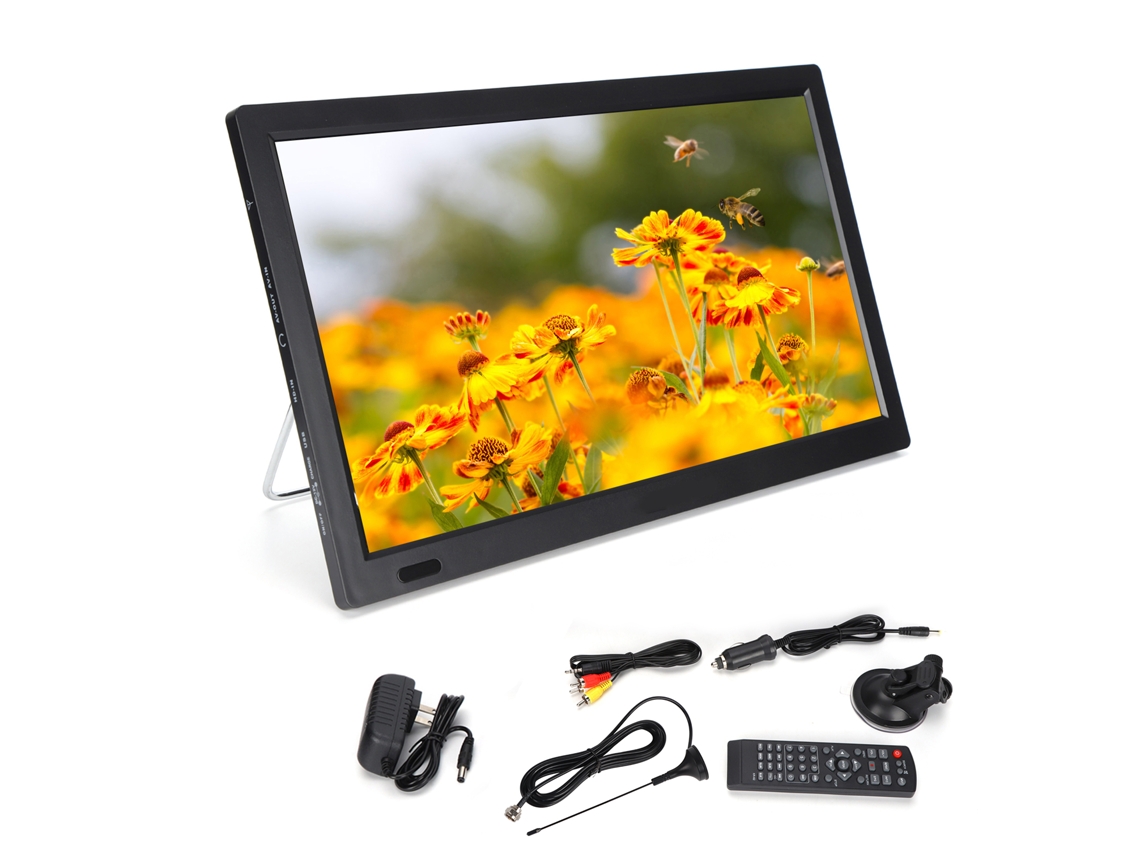 Televisão Portátil Digital Atsc Hd Para Carro Camping