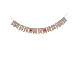 1pcs Love Is Sweet Banner Para O Dia Dos Namorados Allinless