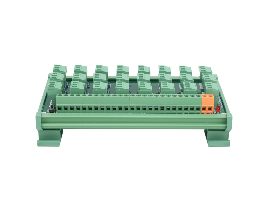 Placa De Aquisição Kp24lgatherc: 24 Canais, Bloco Terminal 3 Fios, Saídas Npn/pnp