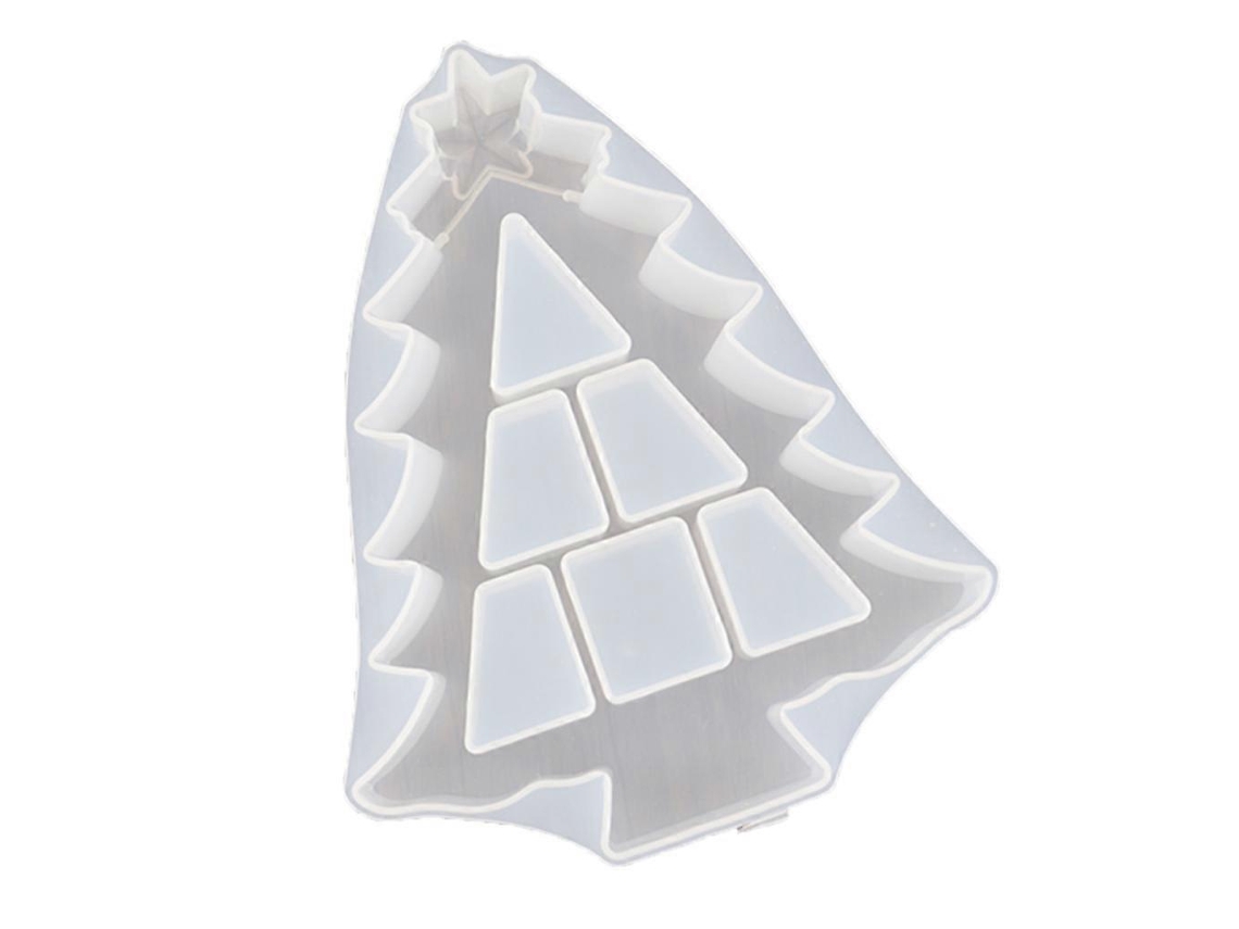 Molde De Silicone Para Caixa De Armazenamento De Joias Em Resina, Molde Para Árvore De Natal Em Resina Epóxi, Molde Para Assadeiras De Bolos, Ferramen