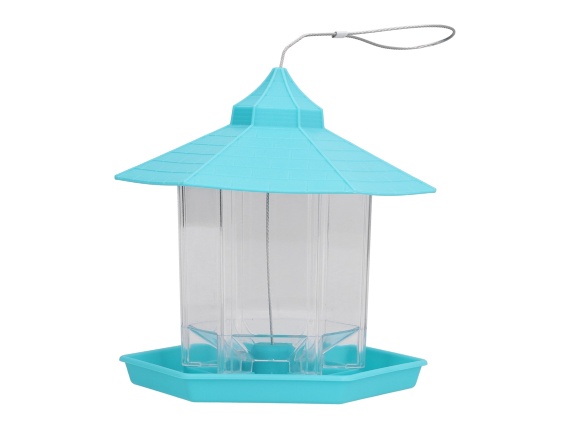 Alimentador de Aves Automático Portátil LAXISCREED Azul