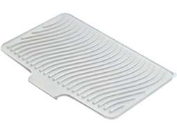 Tapete Flexível Para Pia De Cozinha, Feito De Silicone Qualidade Alimentar, Ideal Para Utensílios E Pratos, Fácil De