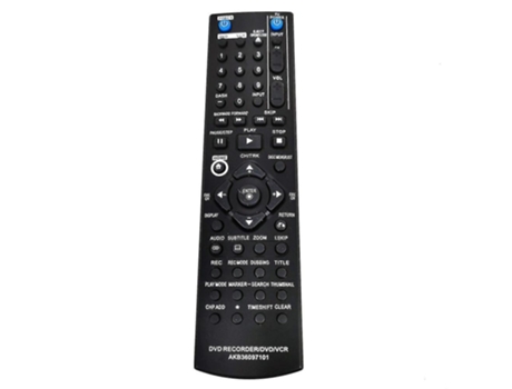 Comando TV DEEPSTONE para Lg Dvd Recorder Dvd Vcr Rc897T Rc397Hm Fernbedienung