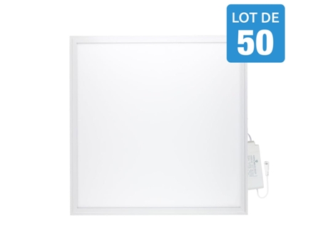 50 Painéis Led 600X600 Luminosidade 3600 Lm Branco Quente 3000K EUROPALAMP