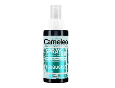 Professional Temporary Hair Color Spray, Turquoise Tint, 150ml Cameleo