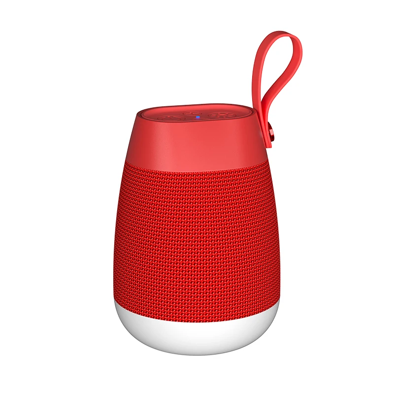 Caixa De Som Rgb Bluetooth 5.0 Para Ambientes Externos Com Luzes Led Coloridas (vermelha)