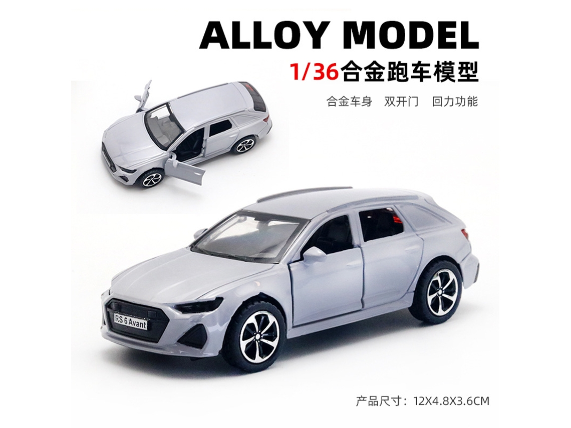 Miniatura de Carro em Escala 1/36, Feita em Metal Fundido, Presente para Crianças. MDUG