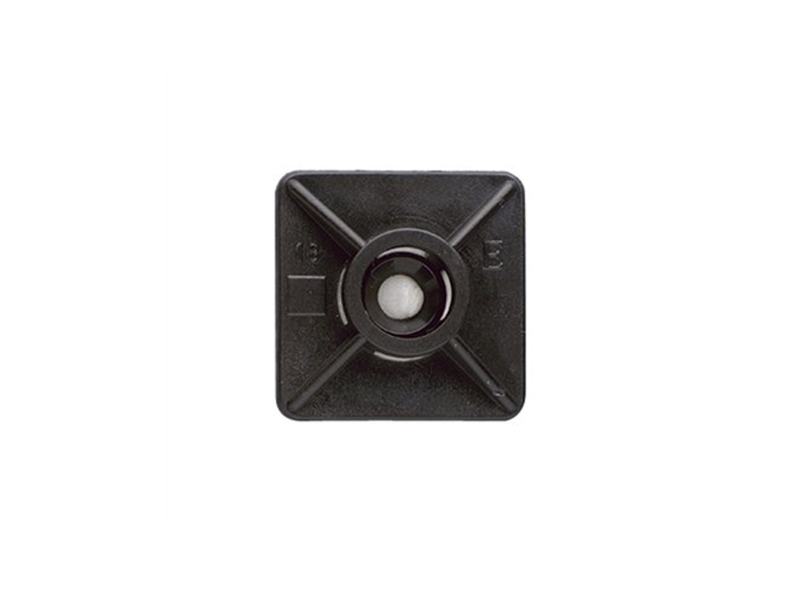 Saco Com 100 Flanges Adesivas Pretas Base 19x19mm Bbane19 Index