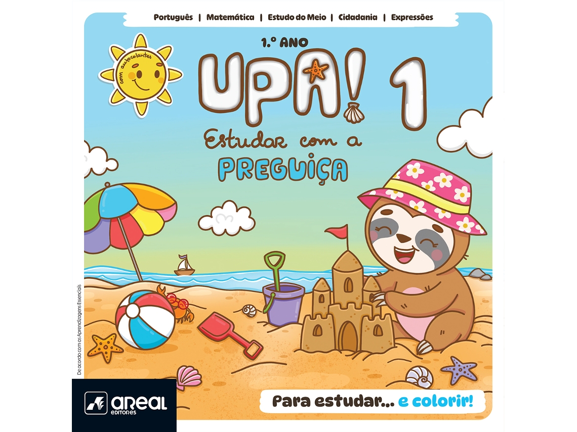 Livro Upa! Estudar Com A Preguiça - 1.º Ano de Aavv (Português)