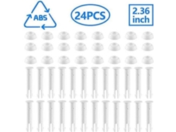 24 pinos plásticos da junção da piscina dos pces, para intex 13ft-24ft/10ft-12ft redondo e 10312 séries piscina do quadro do metal 6cm/2.36i S/MARCA