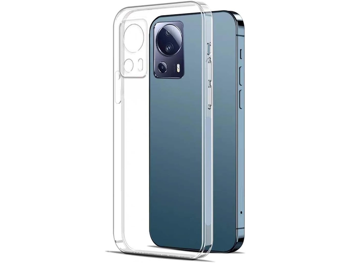 Plugues Mi Alças Antiderrapantes para Xiaomi Xiaomi 13 Lite HONGWE. Pele Sintética Anti-Choque Transparente