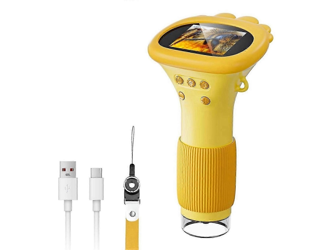 Microscópio Infantil, Microscópio Digital Portátil 1000x Compatível Com Pc