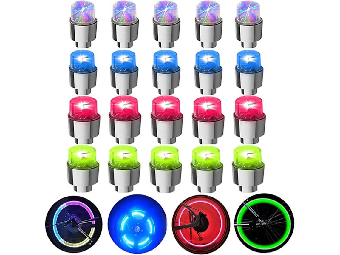 Pacote com 20 Luzes LED Piscantes para Válvulas BRILVIBERA