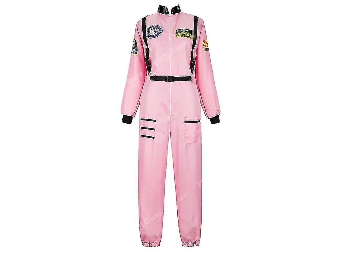Traje De Astronauta Para Homem Conjunto Cosplay Halloween Tamanhos Xs-xxxl Poliéster Mainland China Rosa