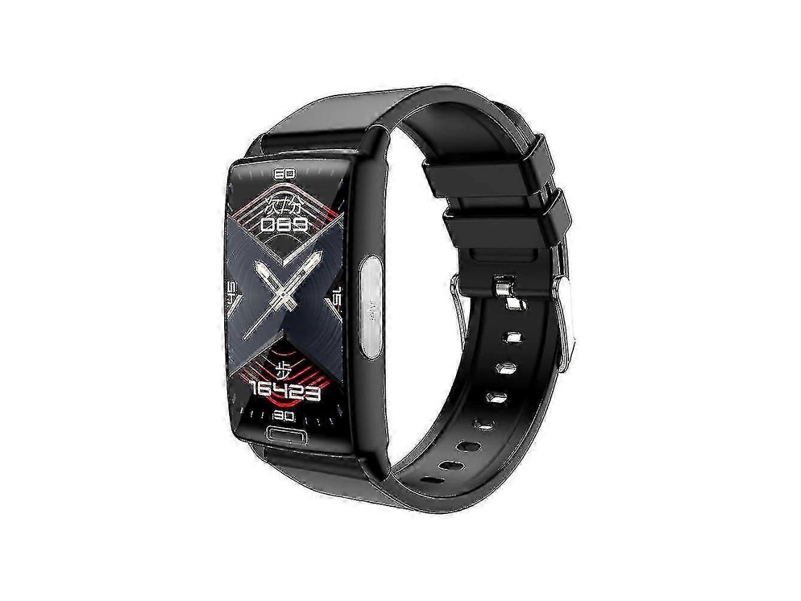 Smartwatch com monitoramento de glicemia, temperatura corporal, ECG/PPG, frequência cardíaca e pressão arterial, bicicleta elétrica Ly à prova d'água.