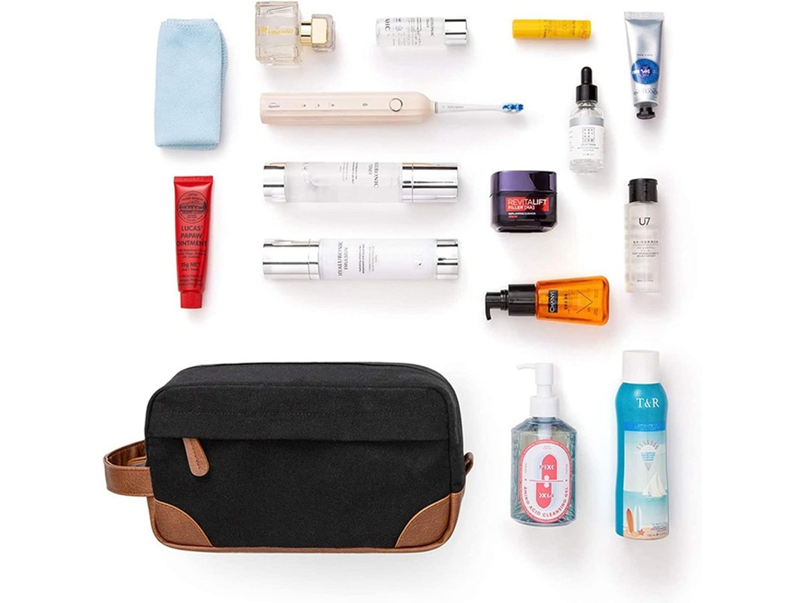 2026zentro-amazon Necessaire De Viagem Suspenso Para Homem Saco De Barbear Cinza Escuro Kit De Viagem Varejo