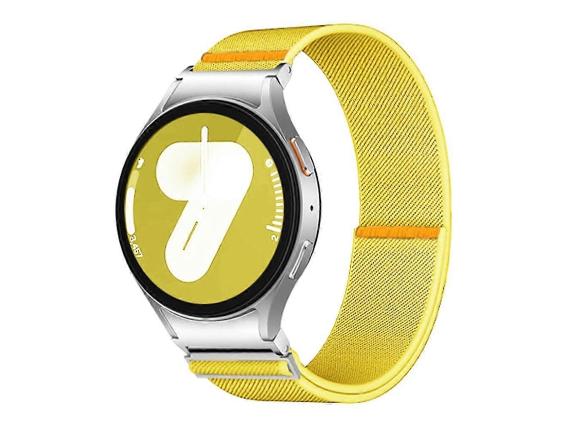 Pulseira De Nylon Elástica Ajustável Com Laço Único, Compatível Samsung Galaxy Watch Fe/ 7/ 6/ 5/ 4, Utilização Cómoda