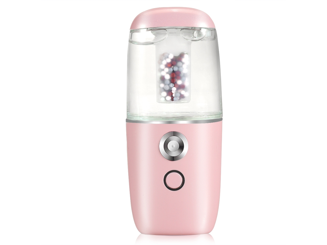 Vaporizador Facial Portátil Com Umectação E Espray De Nano Neblina