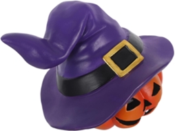 Estatueta De Abóbora De Halloween Com Chapéu, Decoração De Mesa, Estátua Para Jardim Externo, Ideal Para Festivais E Gokoco