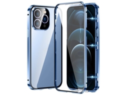 Capa De Vidro Temperado Hd Para Iphone 12 Pro - Fecho Magnético Duplo