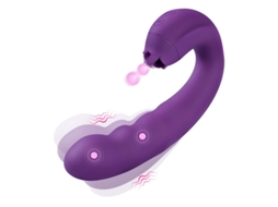 Vibrador De Lamber Lngua Girando 360 Com 10 Modos Para Mulheres (roxo)