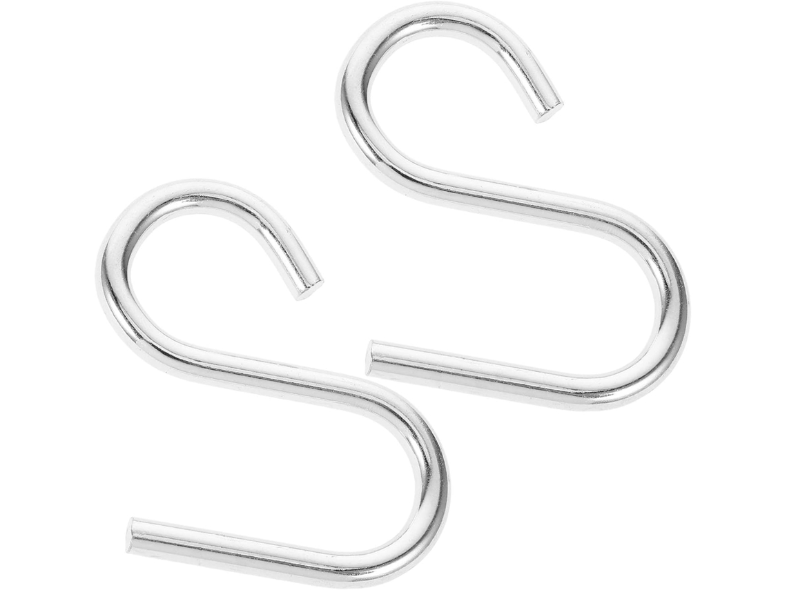 Ganchos Em Forma De S Reforçados Para Redes E Cadeiras, Feitos De Ferro Galvanizado Durável.