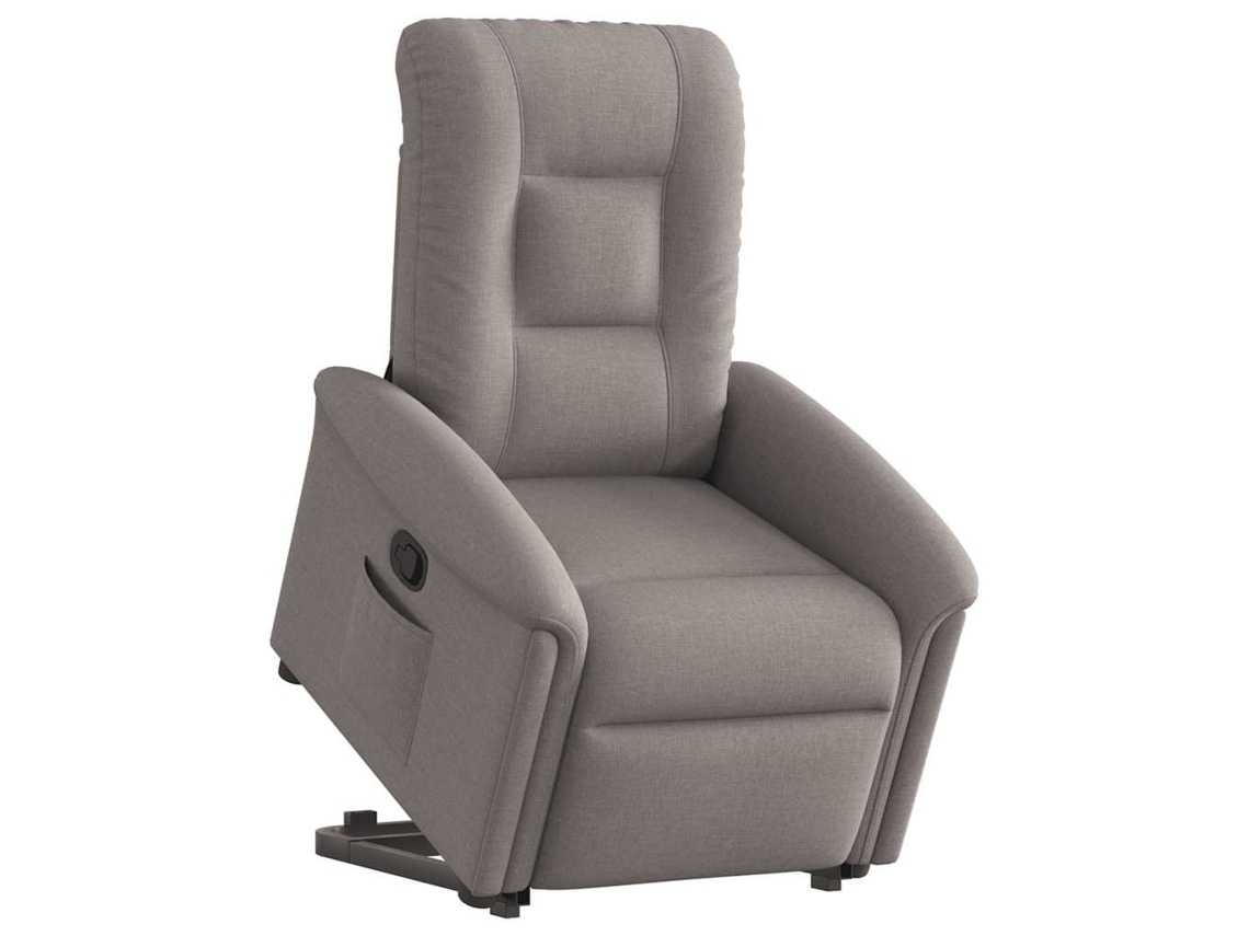 Stand Up Recliner Chair, Stand Up Recliner Chairs Vidaxl Cinzento-acastanhado Tecido
