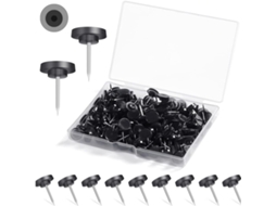 150 tachinhas redondas e planas para quadro de avisos cortiça tachinhas decorativas quadrados metal
