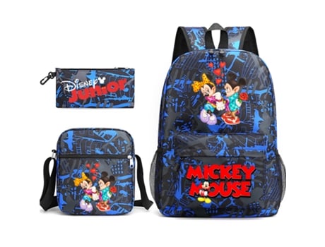 KOHREE Conjunto de Três Peças de Mochila de Estudante Do Mickey Mouse