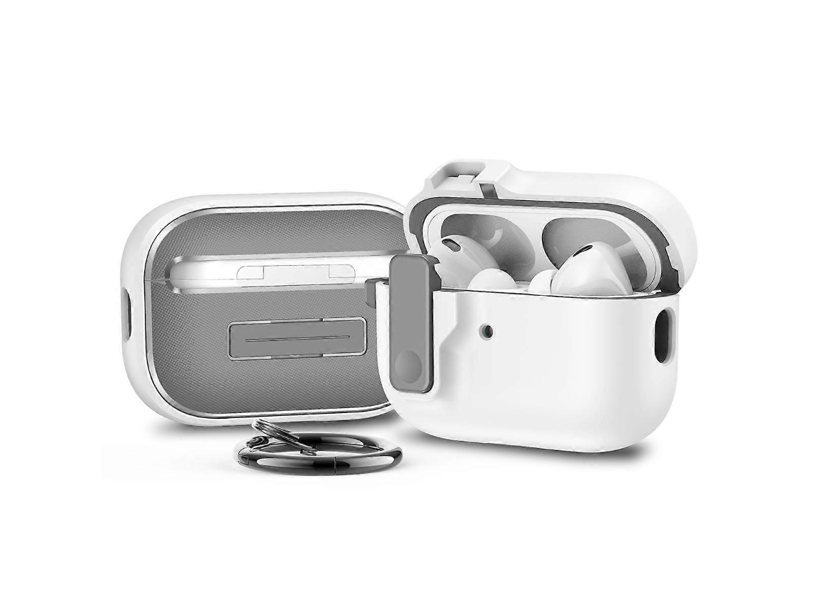 Capa Protetora À Prova De Choque Com Trava Automática Para Fones De Ouvido Bluetooth Airpods Pro 2