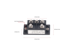 Laxiscreed Retificador Trifásico De Ponte Até 75a E 1600v Com Alta Eficiência