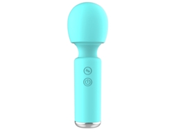 Mini Vibrador De Massagem De Silicone De 10 Frequncias Para Mulheres (azul)