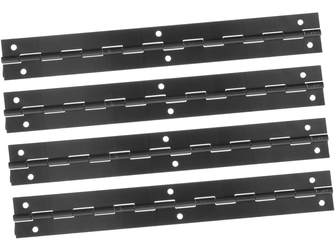 Conjunto De 4 Longas Metal Para Caixa Madeira, Joias E Estojo Retrô.