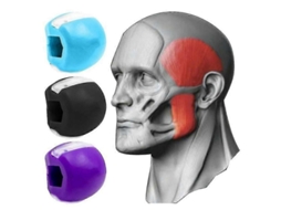 Pacote Com 3 Bolas De Silicone Para Mastigar, Para Treinamento Muscular Da Mandíbula E Pescoço, Roxas Aquaforge