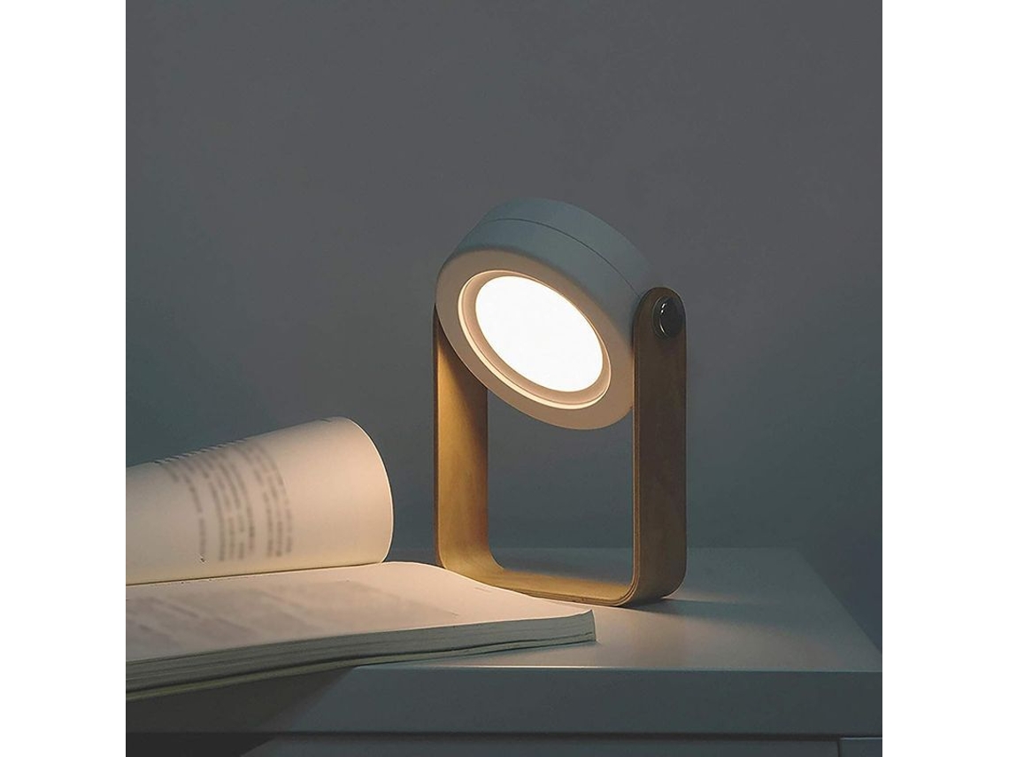 Luz de mesa LINJOU, ajustável, carga USB, modo dimmer, luz branca quente